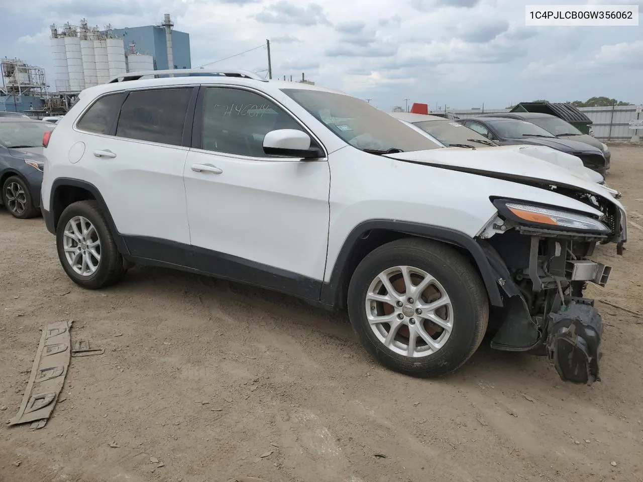 2016 Jeep Cherokee Latitude VIN: 1C4PJLCB0GW356062 Lot: 57146014