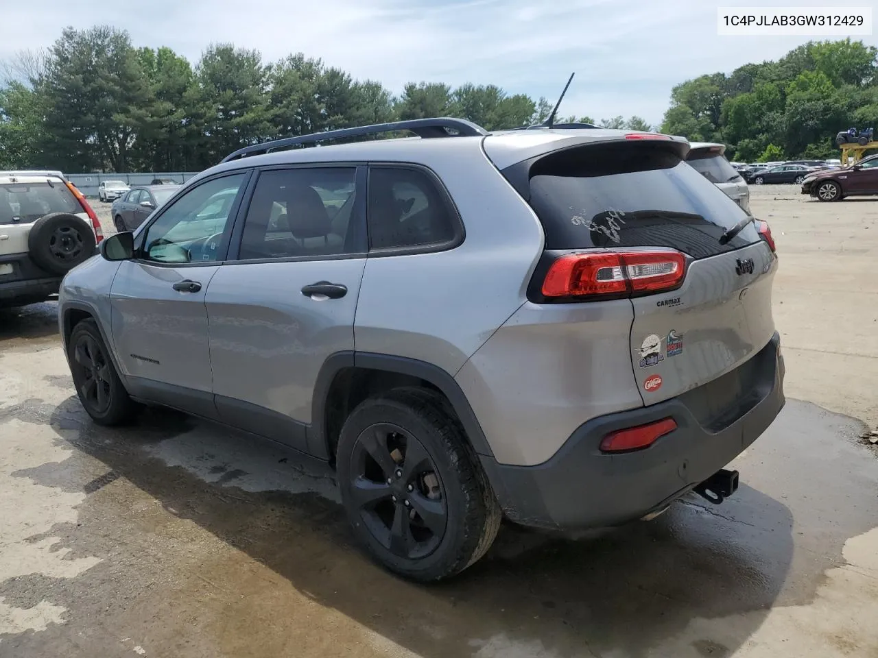 2016 Jeep Cherokee Sport VIN: 1C4PJLAB3GW312429 Lot: 57248884