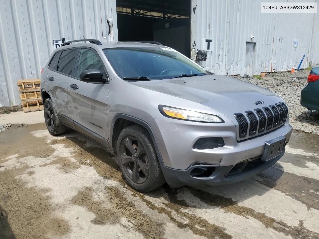 2016 Jeep Cherokee Sport VIN: 1C4PJLAB3GW312429 Lot: 57248884