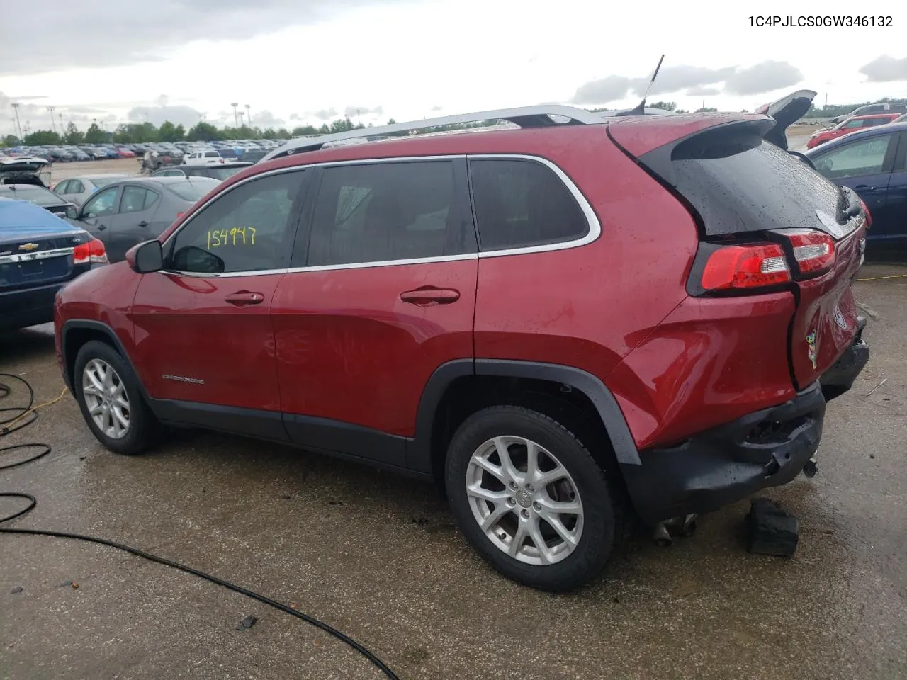 2016 Jeep Cherokee Latitude VIN: 1C4PJLCS0GW346132 Lot: 57399714