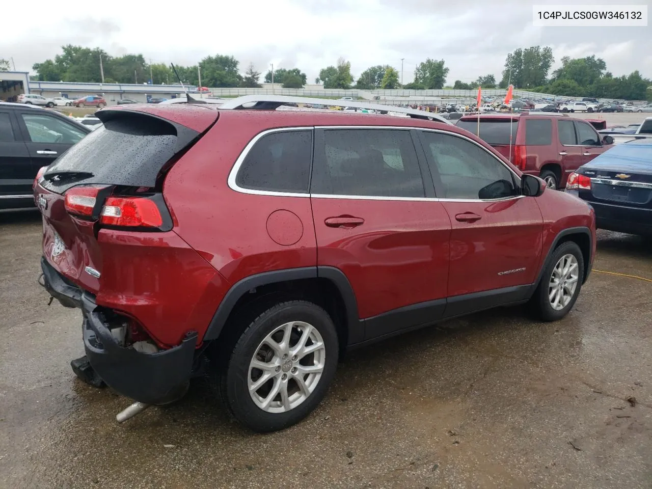 2016 Jeep Cherokee Latitude VIN: 1C4PJLCS0GW346132 Lot: 57399714