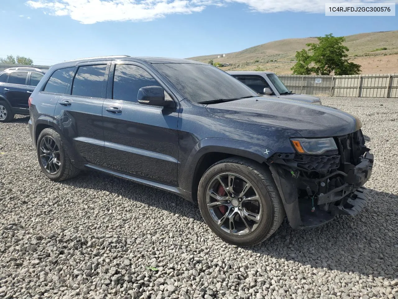 2016 Jeep Grand Cherokee Srt-8 VIN: 1C4RJFDJ2GC300576 Lot: 57783344