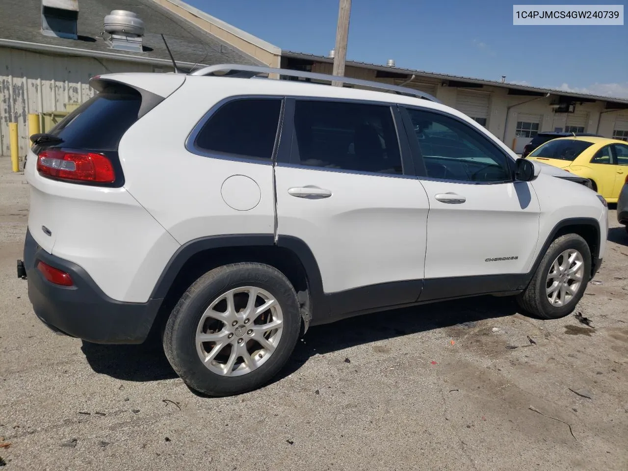 2016 Jeep Cherokee Latitude VIN: 1C4PJMCS4GW240739 Lot: 58041954