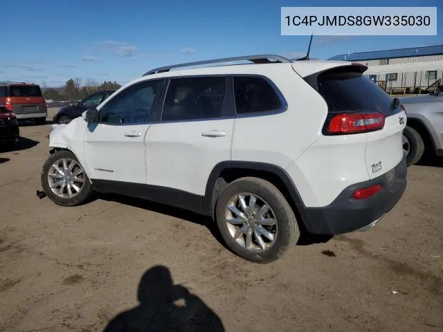 1C4PJMDS8GW335030 2016 Jeep Cherokee Limited