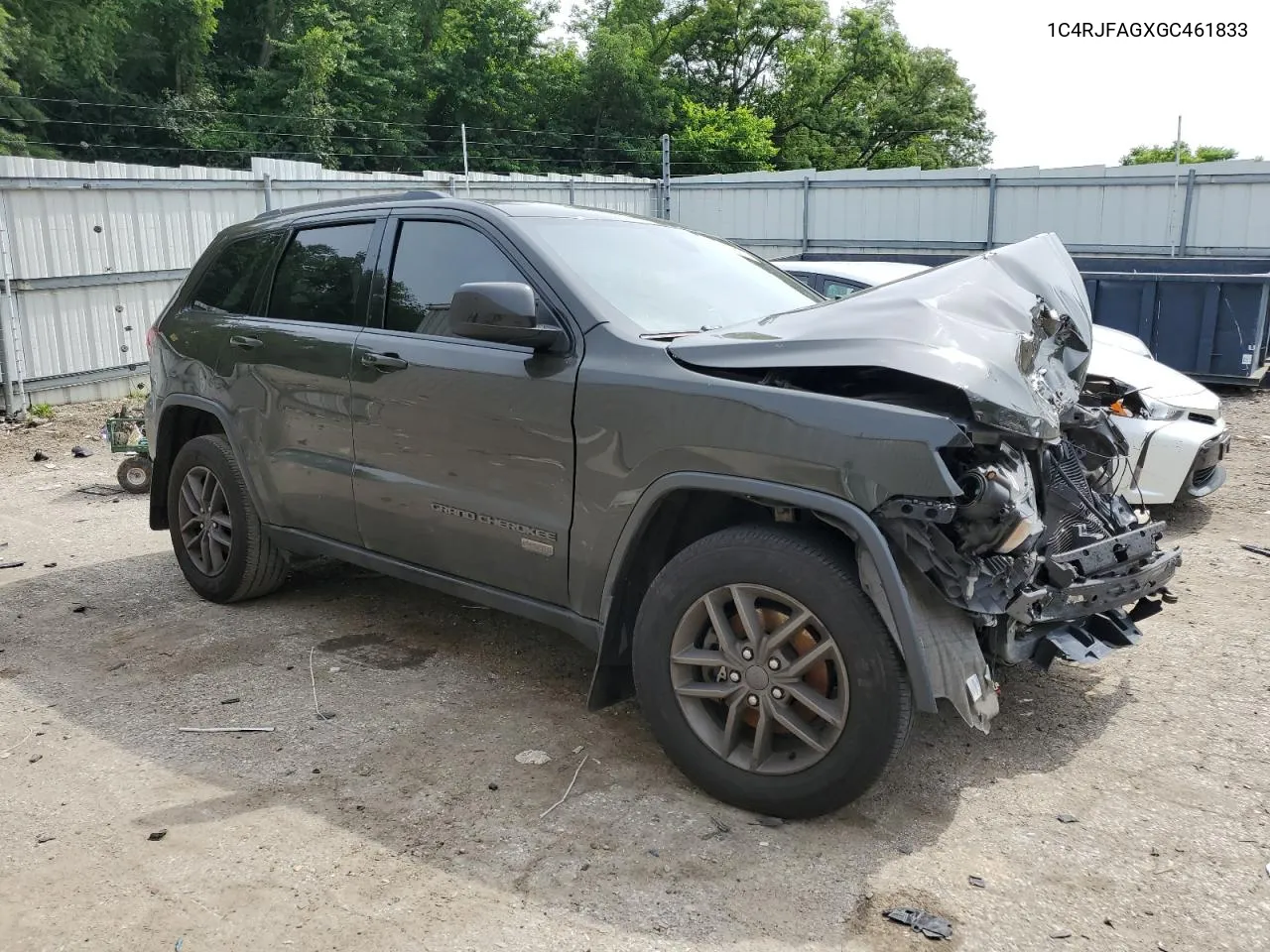 2016 Jeep Grand Cherokee Laredo VIN: 1C4RJFAGXGC461833 Lot: 58423924