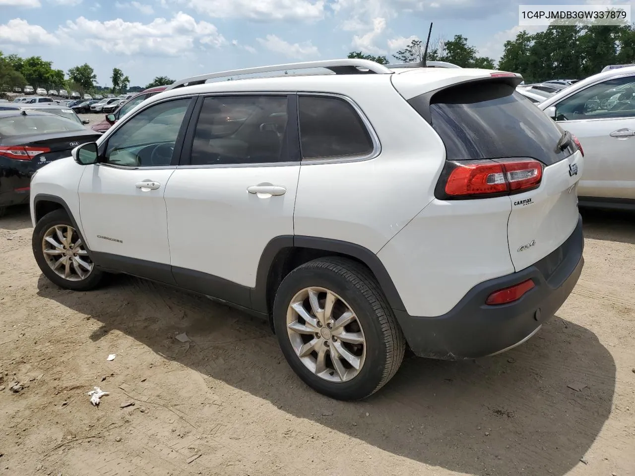 2016 Jeep Cherokee Limited VIN: 1C4PJMDB3GW337879 Lot: 58710514