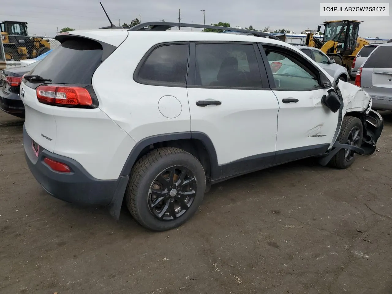 1C4PJLAB7GW258472 2016 Jeep Cherokee Sport