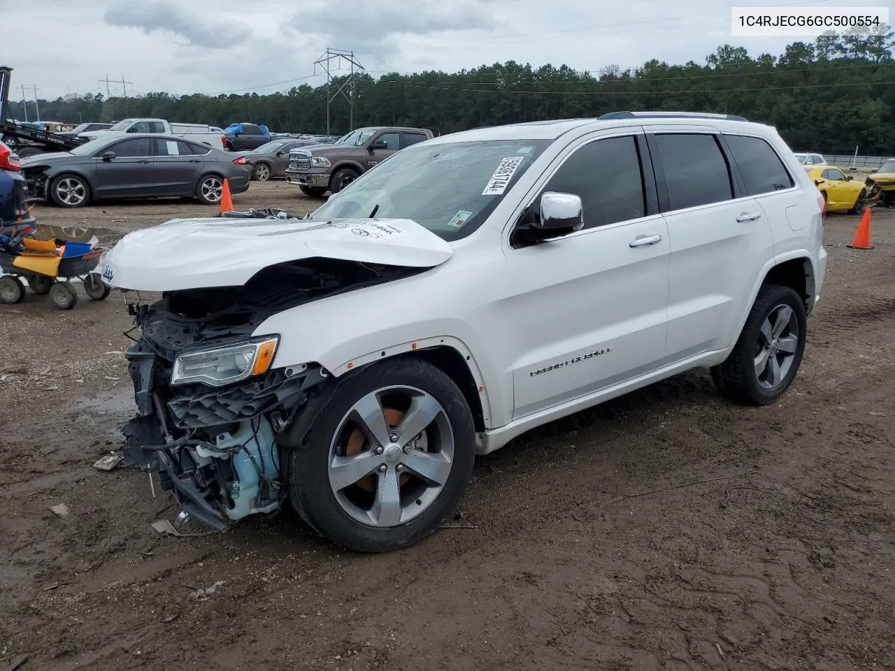 2016 Jeep Grand Cherokee Overland VIN: 1C4RJECG6GC500554 Lot: 59361744