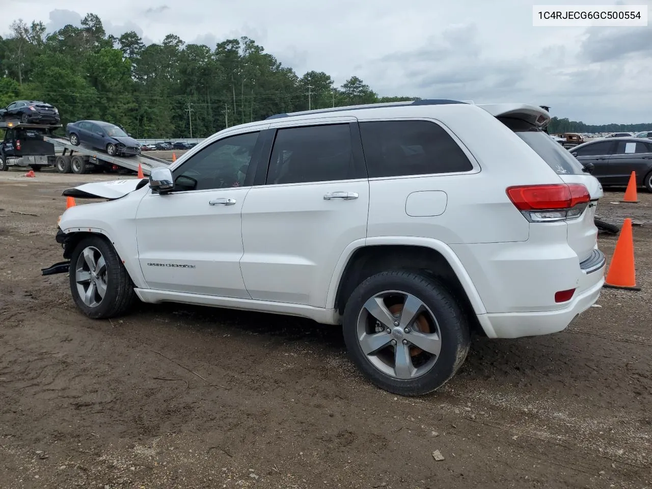 2016 Jeep Grand Cherokee Overland VIN: 1C4RJECG6GC500554 Lot: 59361744