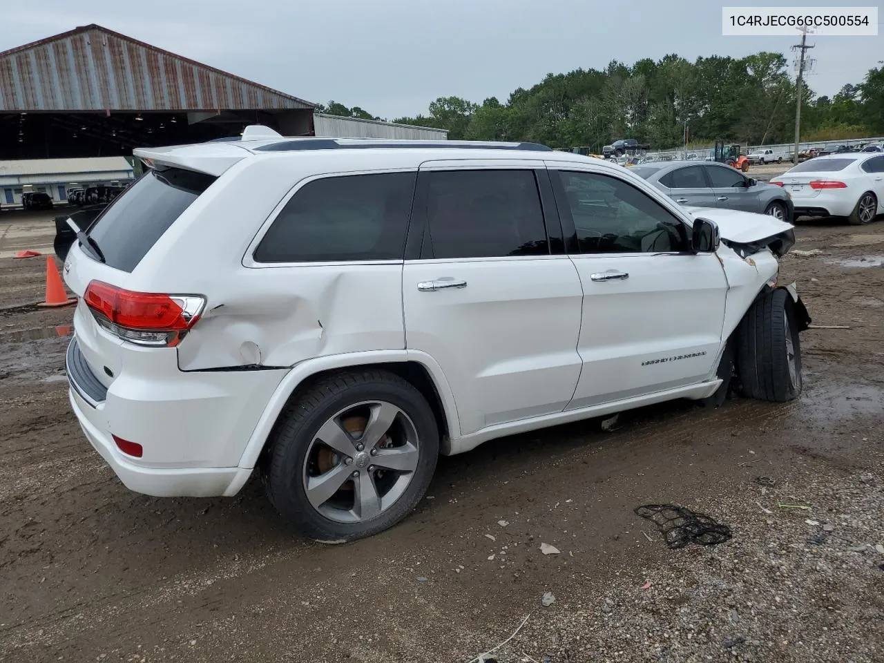 2016 Jeep Grand Cherokee Overland VIN: 1C4RJECG6GC500554 Lot: 59361744