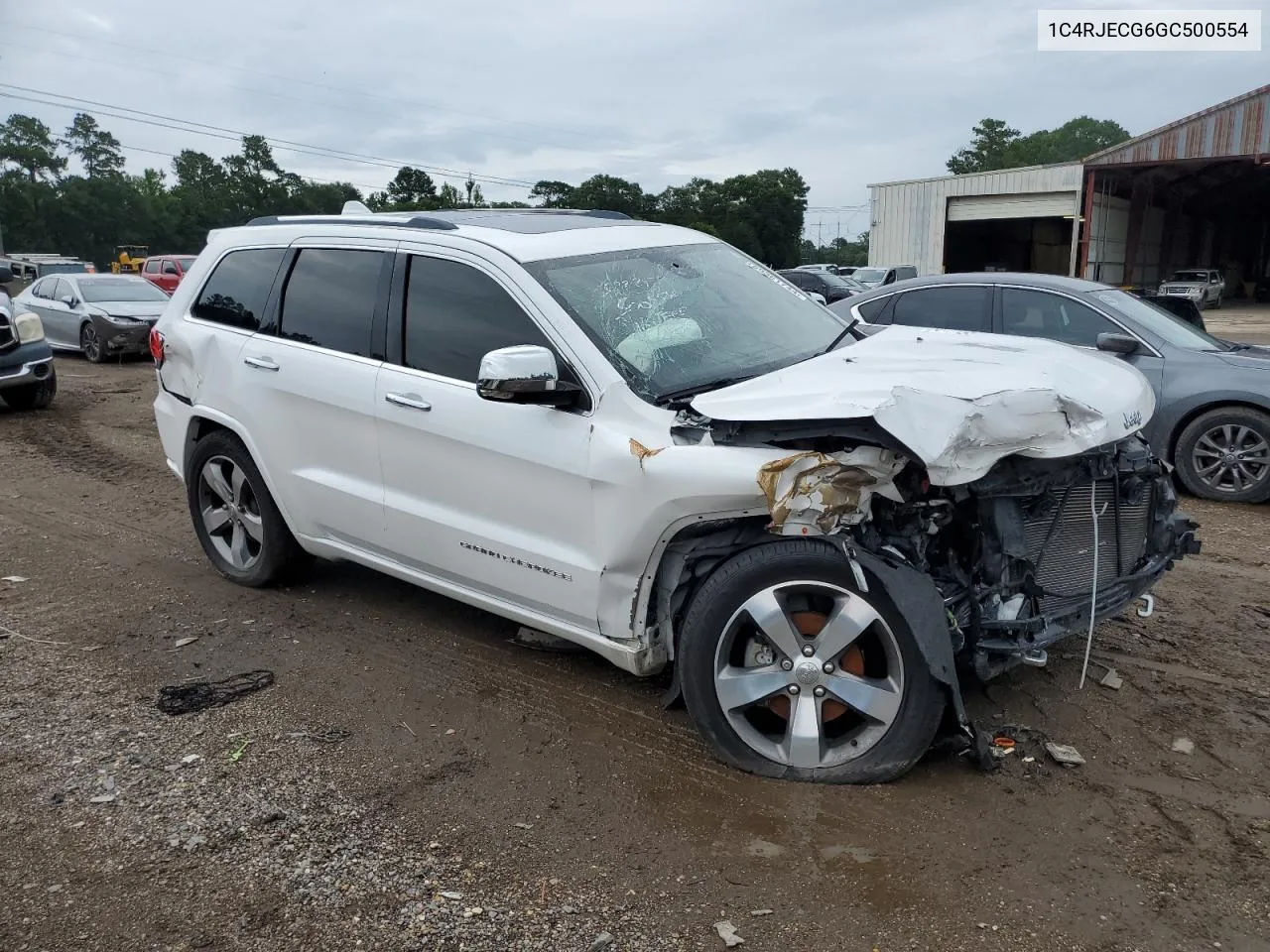 2016 Jeep Grand Cherokee Overland VIN: 1C4RJECG6GC500554 Lot: 59361744