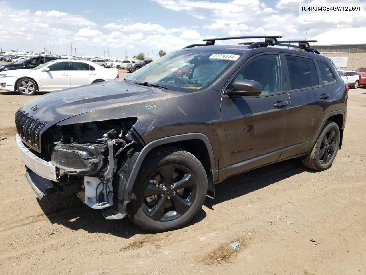 2016 Jeep Cherokee Latitude VIN: 1C4PJMCB4GW122691 Lot: 60398864