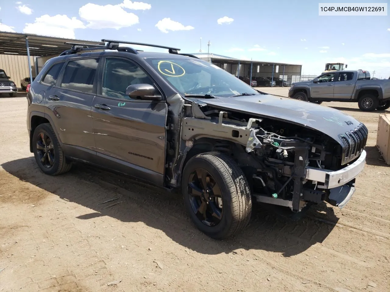 2016 Jeep Cherokee Latitude VIN: 1C4PJMCB4GW122691 Lot: 60398864