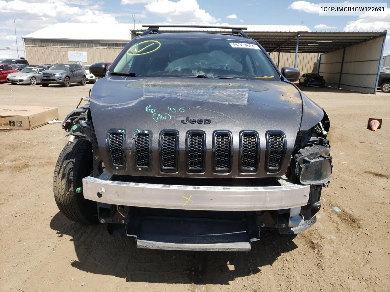 2016 Jeep Cherokee Latitude VIN: 1C4PJMCB4GW122691 Lot: 60398864