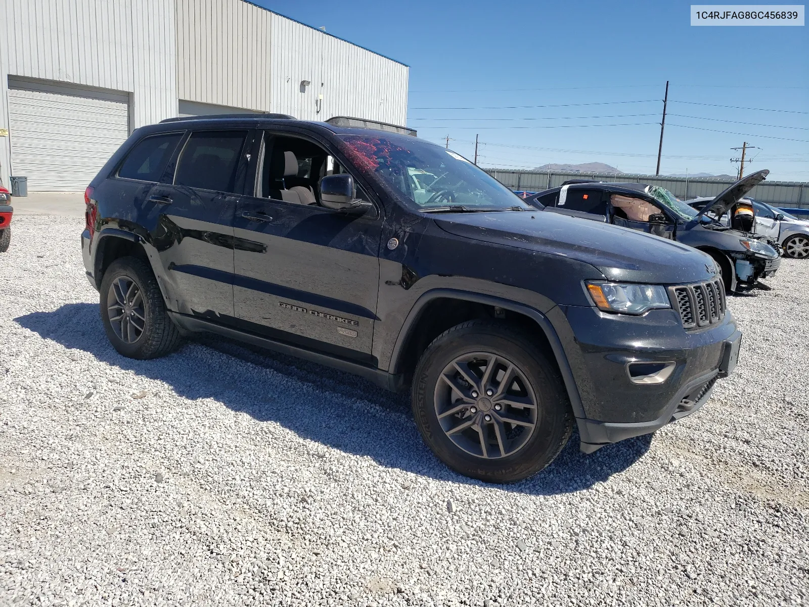 2016 Jeep Grand Cherokee Laredo VIN: 1C4RJFAG8GC456839 Lot: 60975404