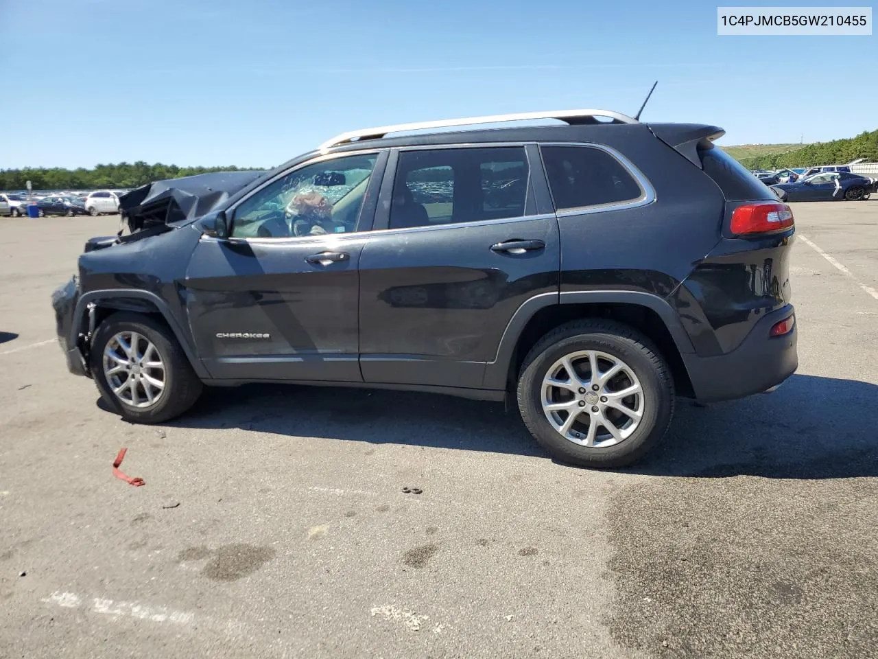 2016 Jeep Cherokee Latitude VIN: 1C4PJMCB5GW210455 Lot: 61000294