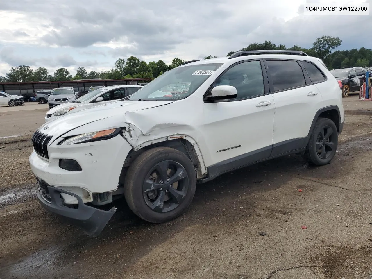 2016 Jeep Cherokee Latitude VIN: 1C4PJMCB1GW122700 Lot: 61076964