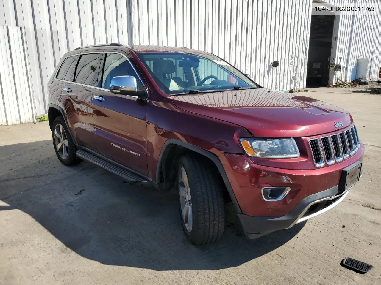 2016 Jeep Grand Cherokee Limited VIN: 1C4RJFBG2GC311763 Lot: 61133244