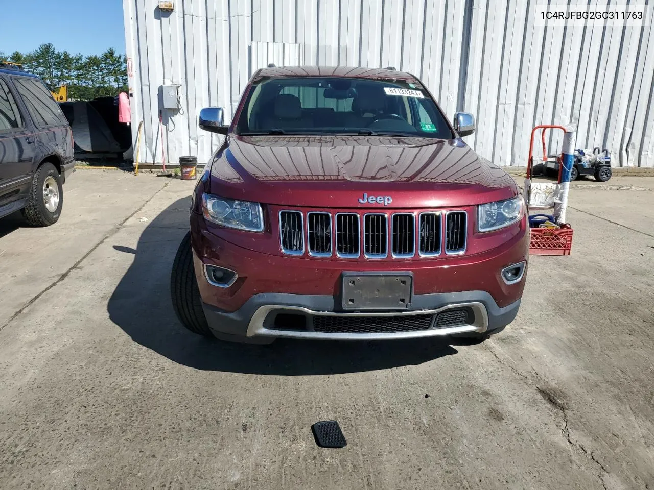 2016 Jeep Grand Cherokee Limited VIN: 1C4RJFBG2GC311763 Lot: 61133244