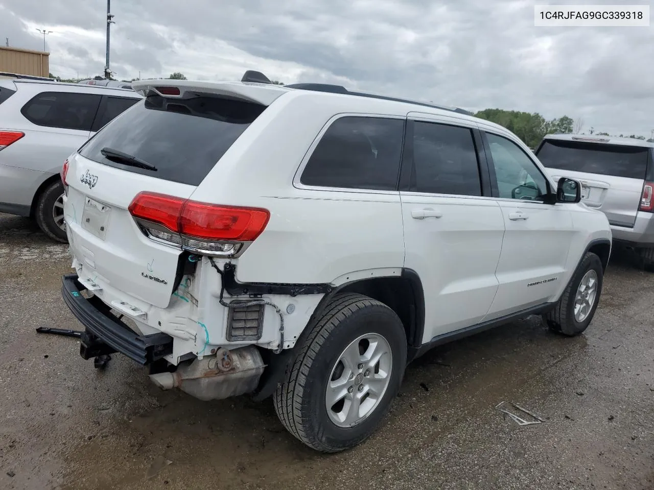 2016 Jeep Grand Cherokee Laredo VIN: 1C4RJFAG9GC339318 Lot: 61392244