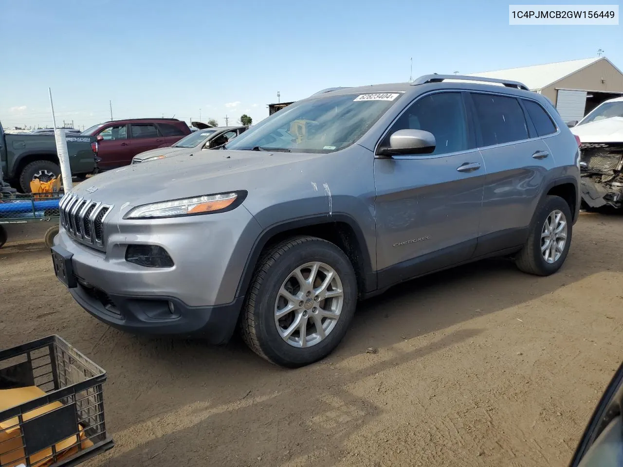 2016 Jeep Cherokee Latitude VIN: 1C4PJMCB2GW156449 Lot: 62823404