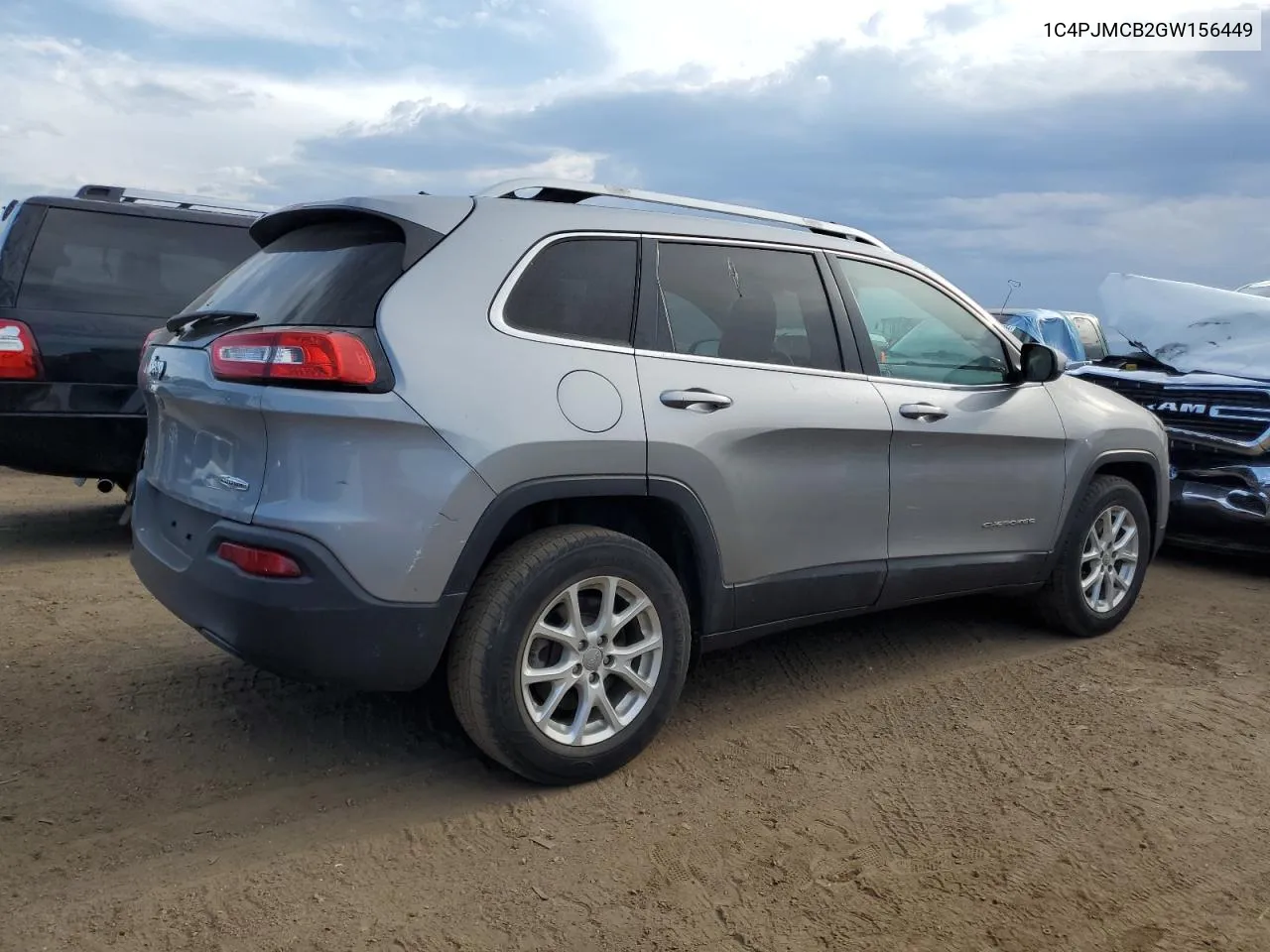 2016 Jeep Cherokee Latitude VIN: 1C4PJMCB2GW156449 Lot: 62823404