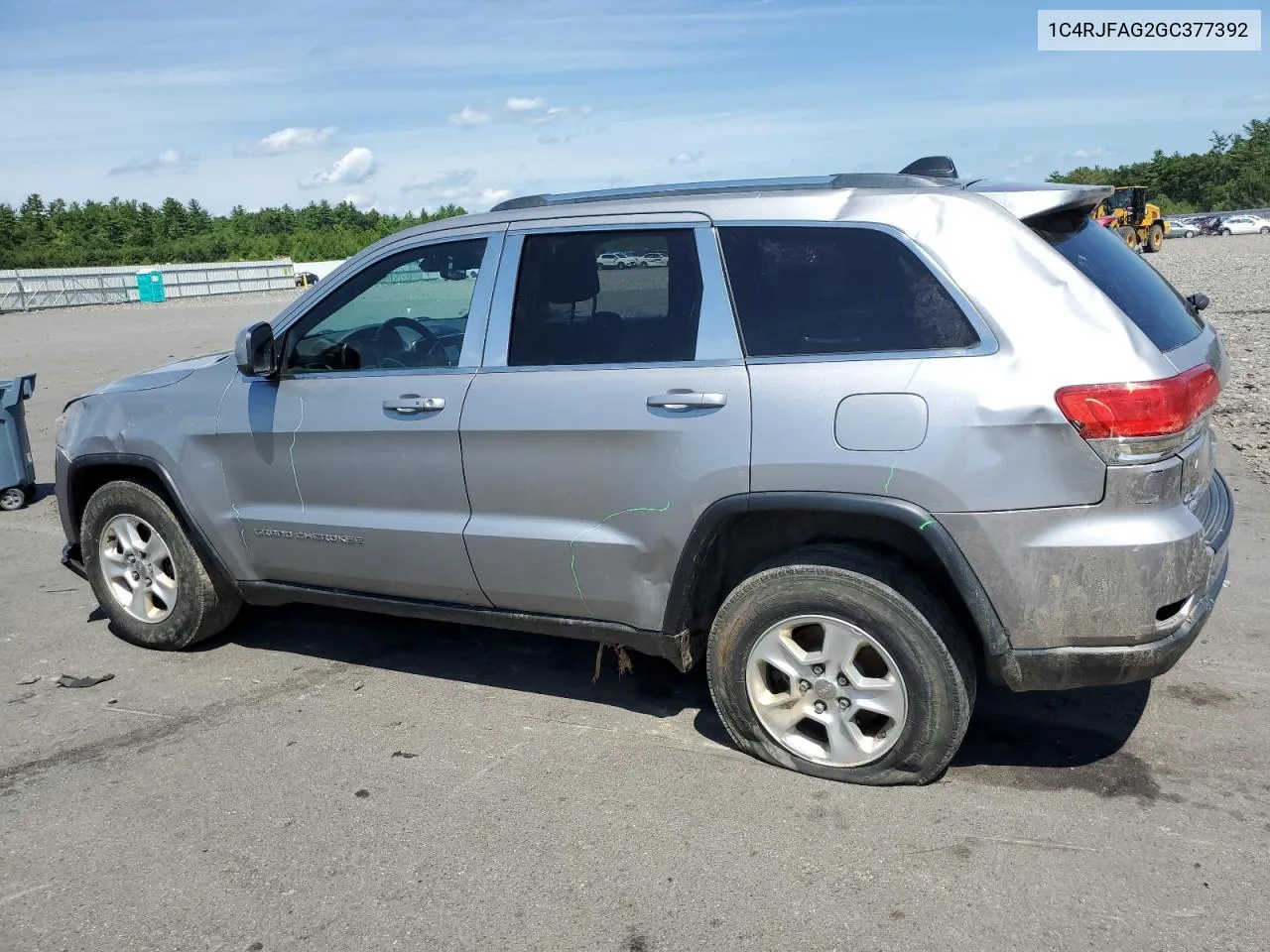 2016 Jeep Grand Cherokee Laredo VIN: 1C4RJFAG2GC377392 Lot: 63024654