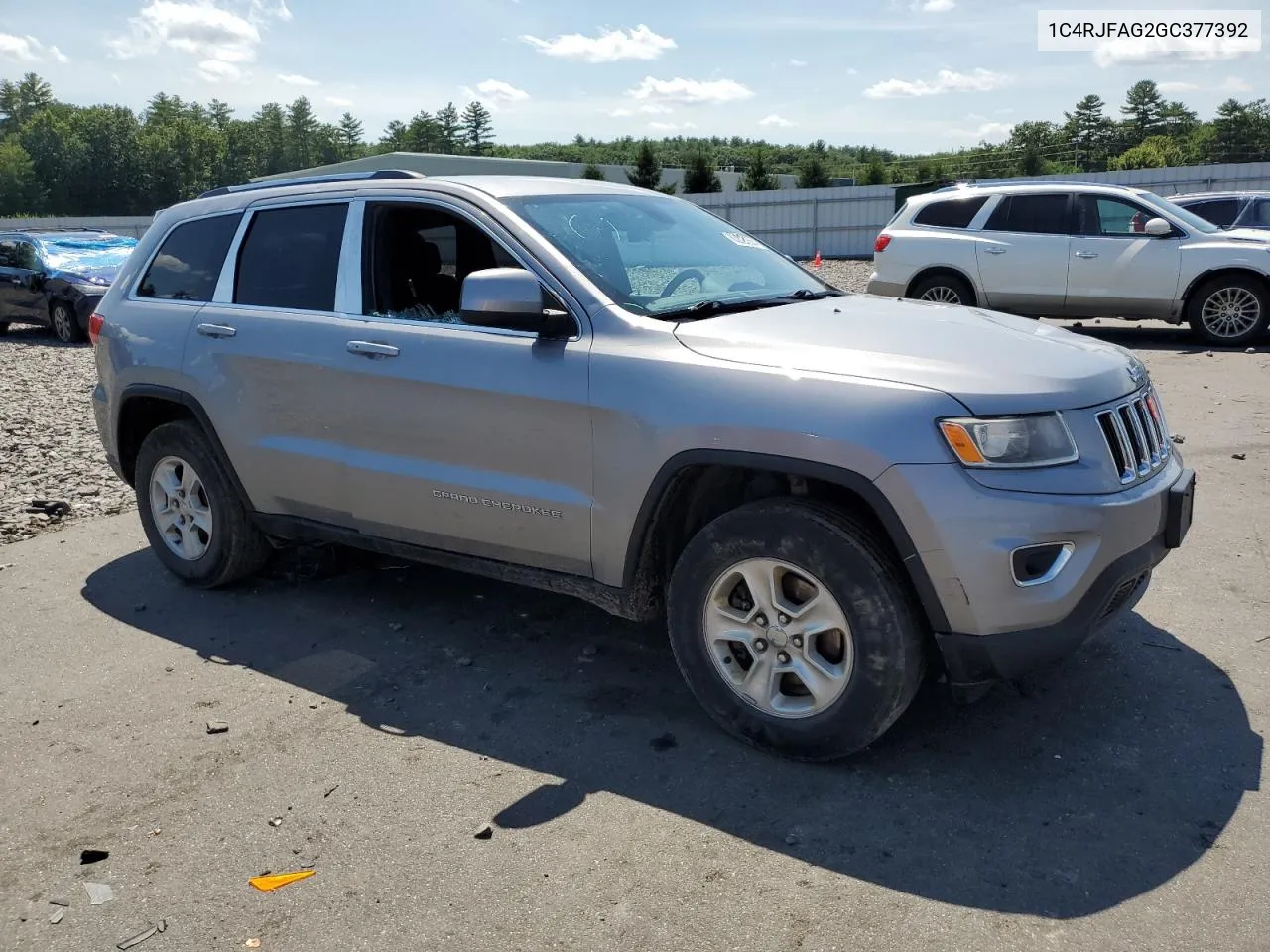 2016 Jeep Grand Cherokee Laredo VIN: 1C4RJFAG2GC377392 Lot: 63024654