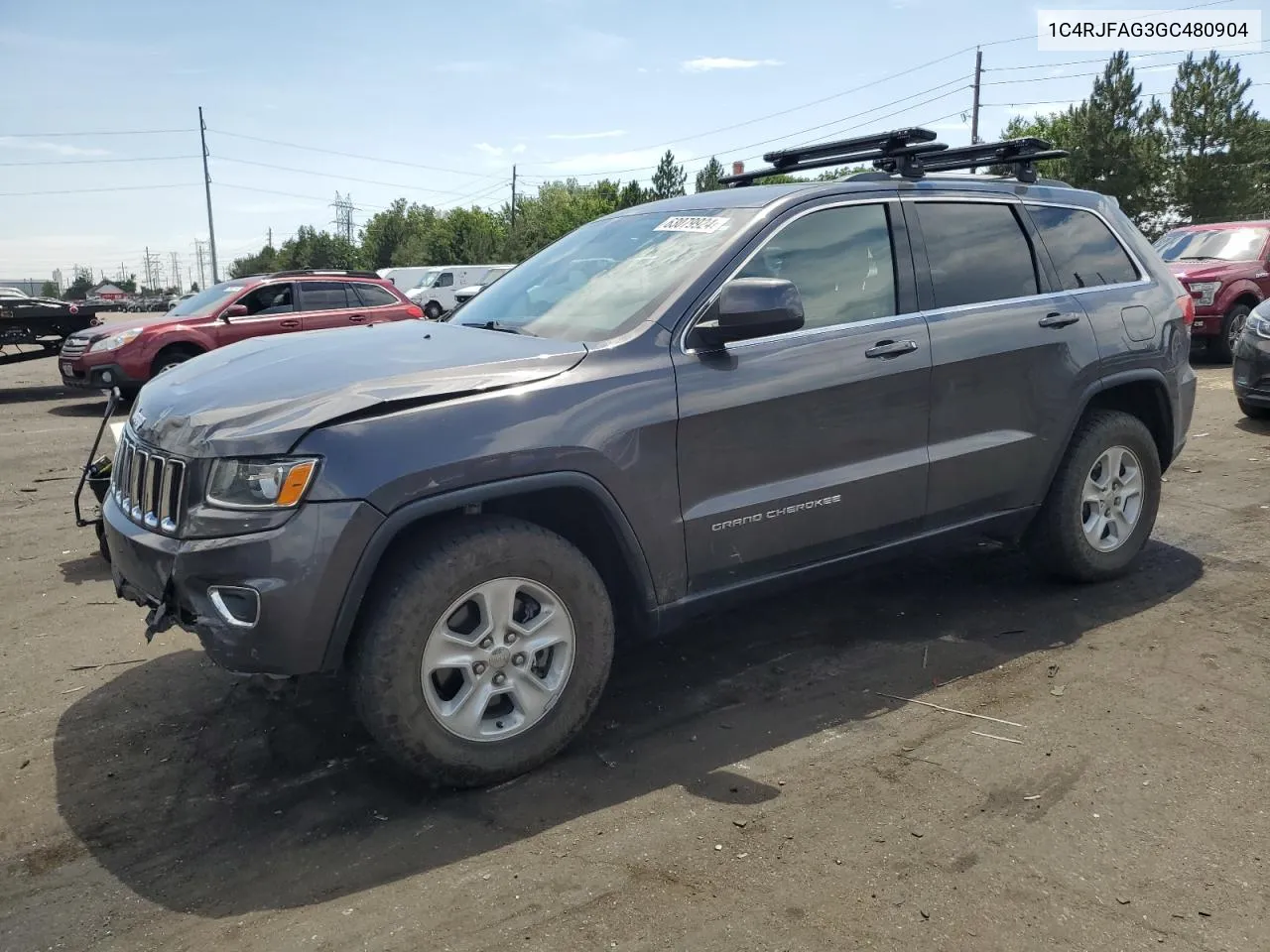 2016 Jeep Grand Cherokee Laredo VIN: 1C4RJFAG3GC480904 Lot: 63079924