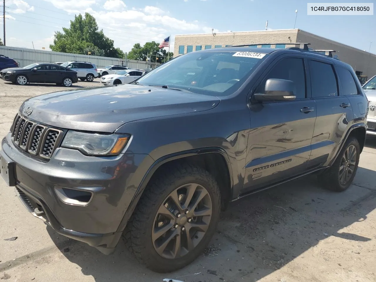 2016 Jeep Grand Cherokee Limited VIN: 1C4RJFBG7GC418050 Lot: 63086234