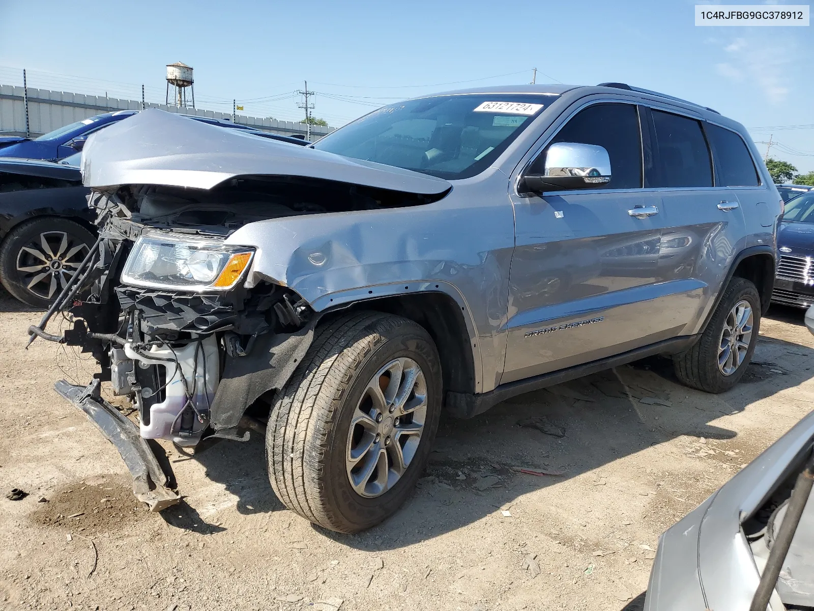 2016 Jeep Grand Cherokee Limited VIN: 1C4RJFBG9GC378912 Lot: 63121724