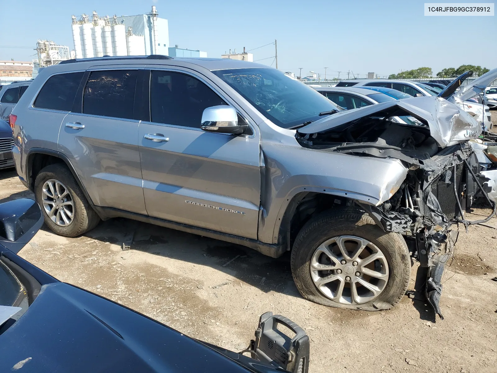 2016 Jeep Grand Cherokee Limited VIN: 1C4RJFBG9GC378912 Lot: 63121724