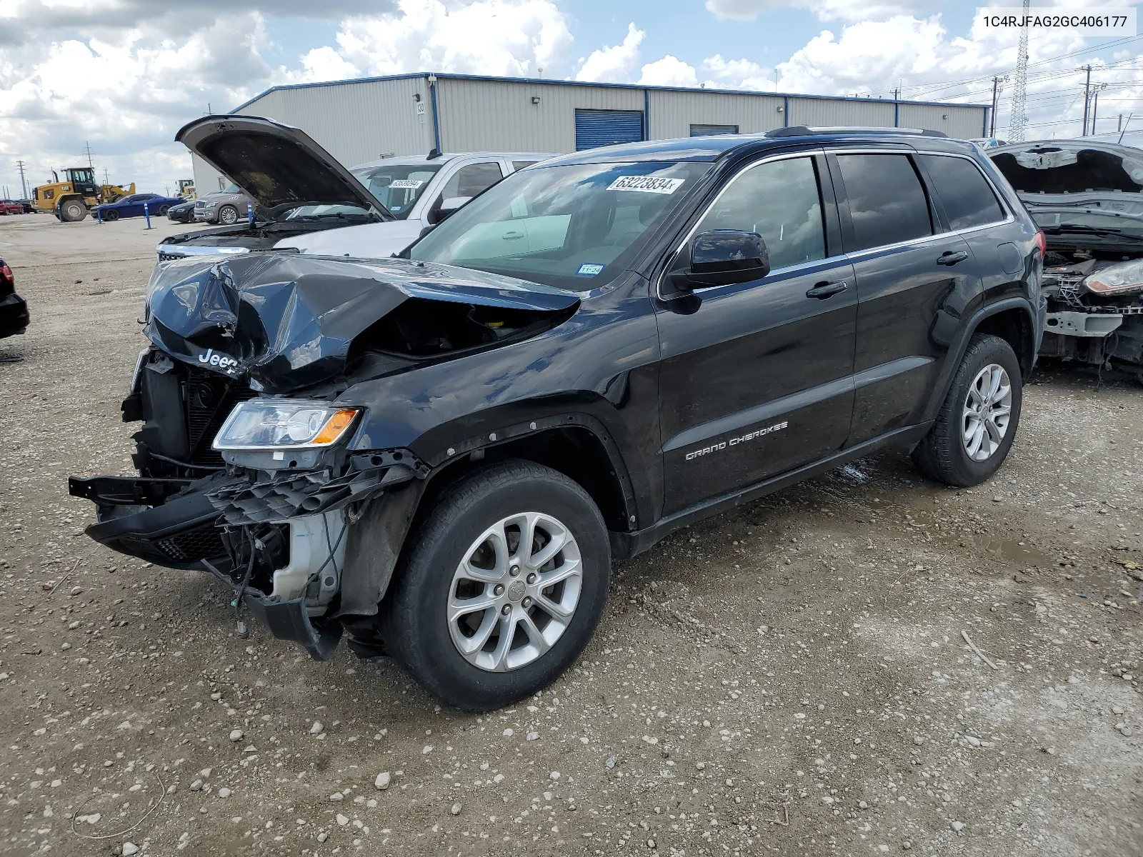 2016 Jeep Grand Cherokee Laredo VIN: 1C4RJFAG2GC406177 Lot: 63223834