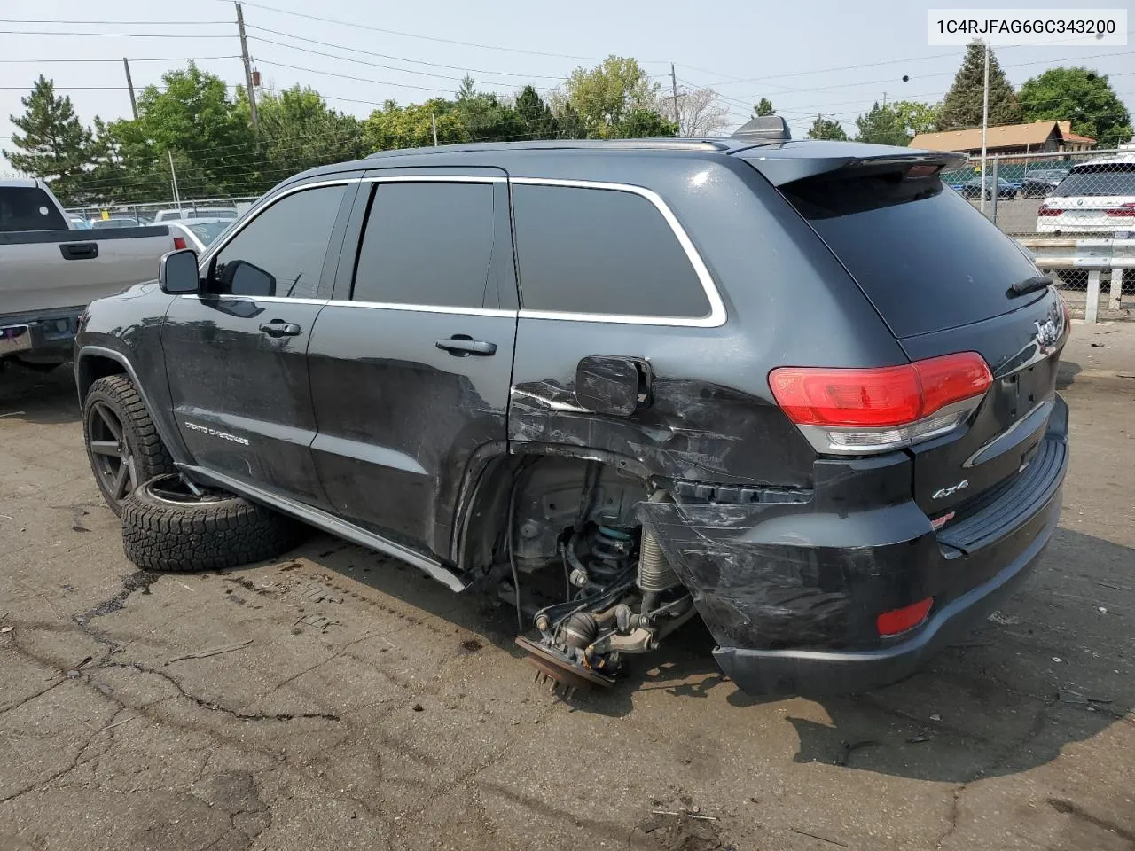 2016 Jeep Grand Cherokee Laredo VIN: 1C4RJFAG6GC343200 Lot: 63711594