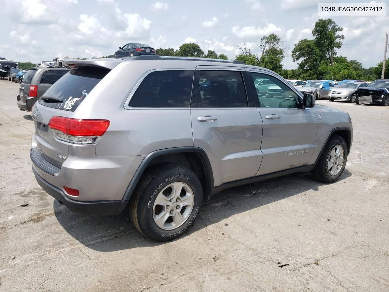 2016 Jeep Grand Cherokee Laredo VIN: 1C4RJFAG3GC427412 Lot: 63974804