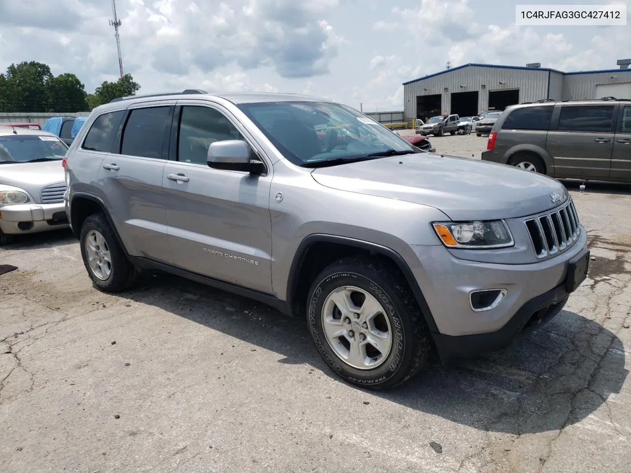 2016 Jeep Grand Cherokee Laredo VIN: 1C4RJFAG3GC427412 Lot: 63974804