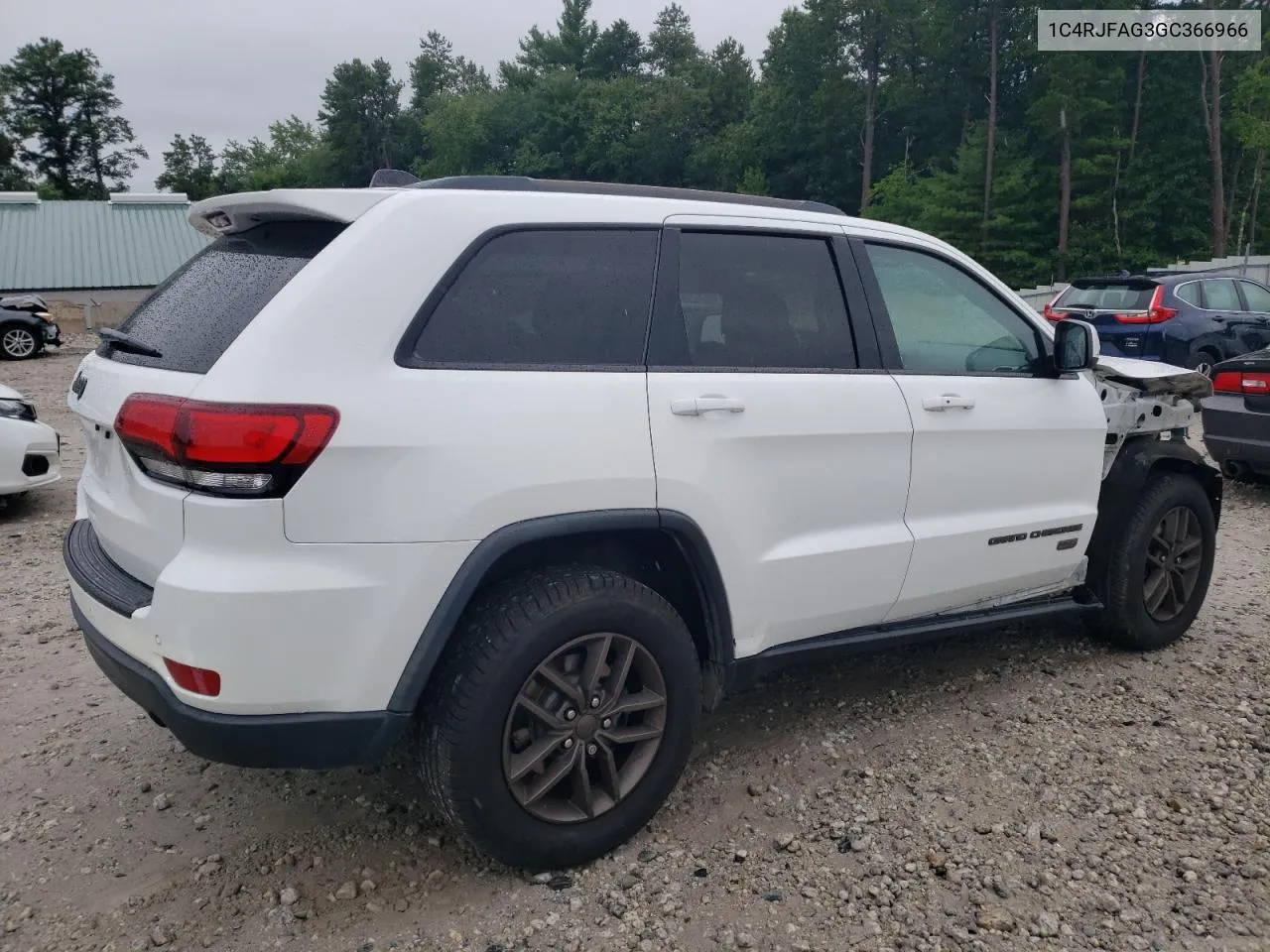 2016 Jeep Grand Cherokee Laredo VIN: 1C4RJFAG3GC366966 Lot: 64048224