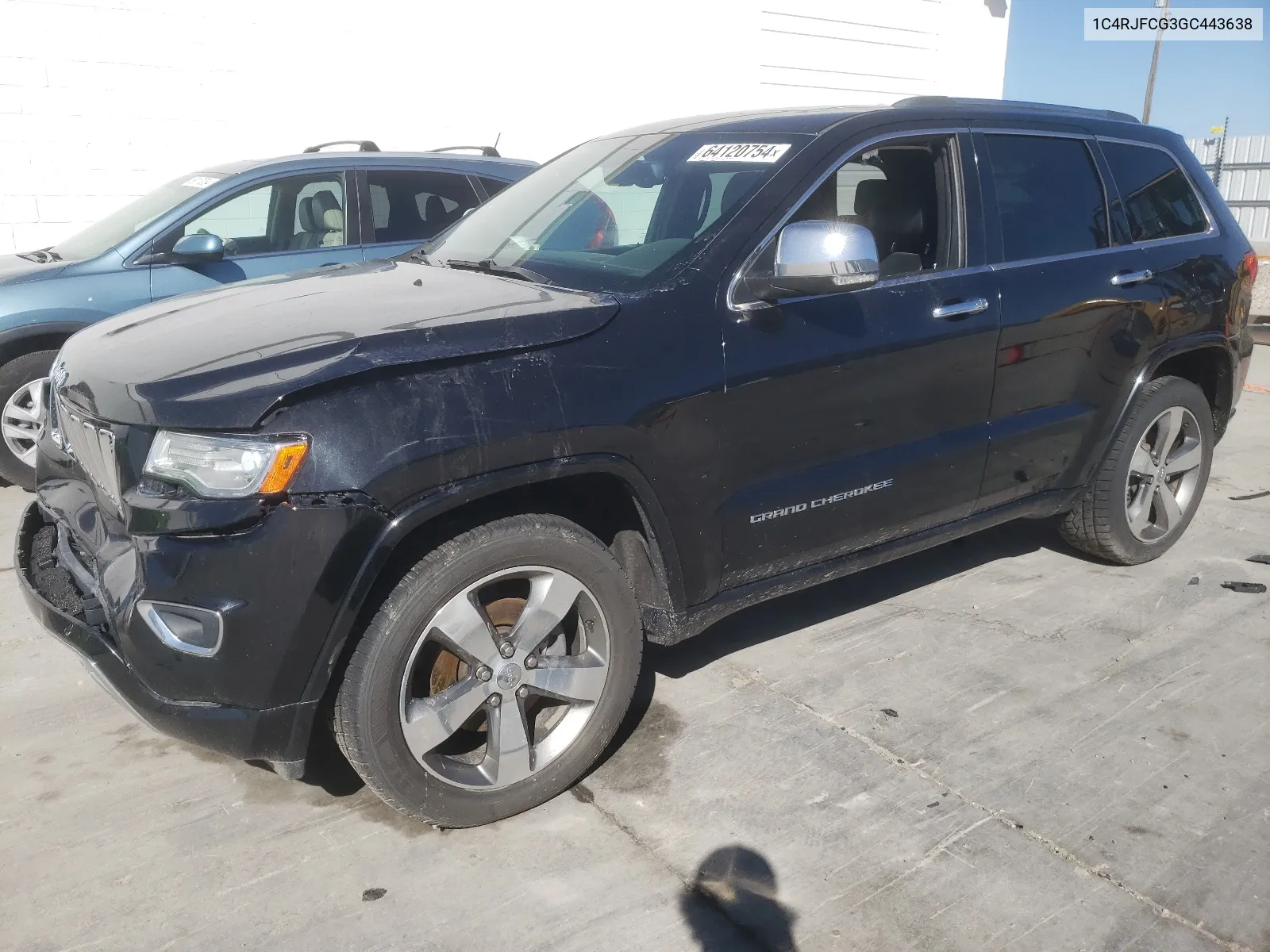 1C4RJFCG3GC443638 2016 Jeep Grand Cherokee Overland