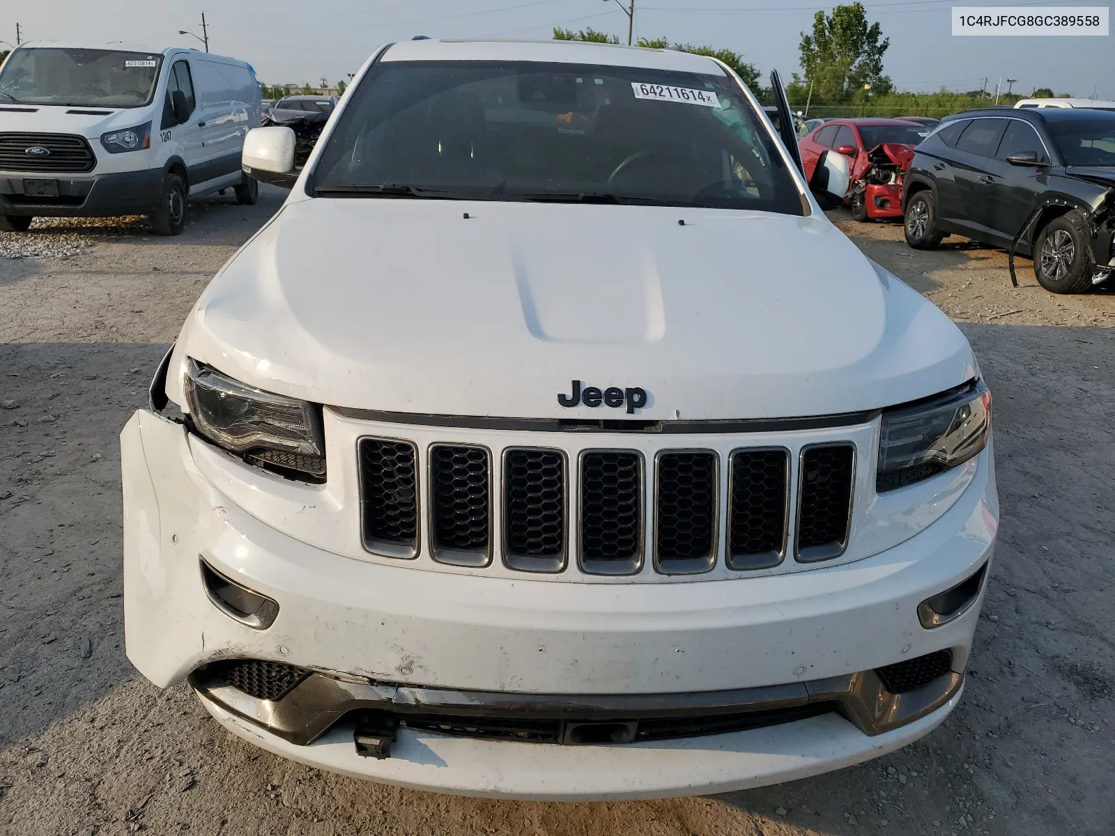 2016 Jeep Grand Cherokee Overland VIN: 1C4RJFCG8GC389558 Lot: 64211614