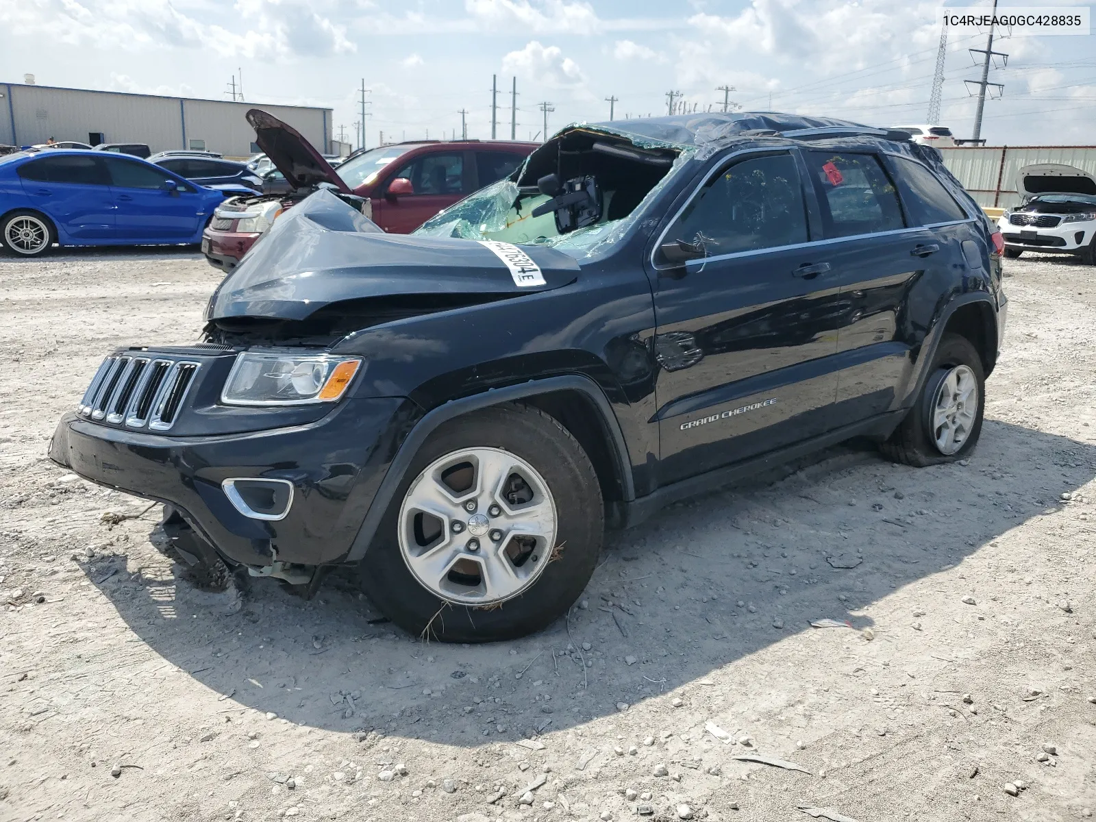 1C4RJEAG0GC428835 2016 Jeep Grand Cherokee Laredo