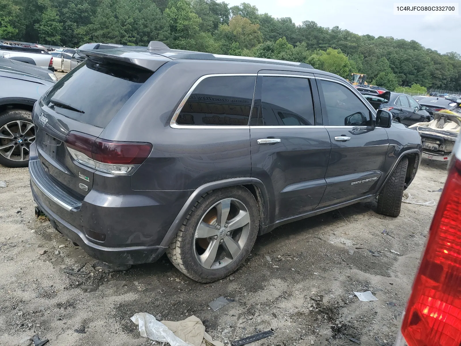 2016 Jeep Grand Cherokee Overland VIN: 1C4RJFCG8GC332700 Lot: 64635084