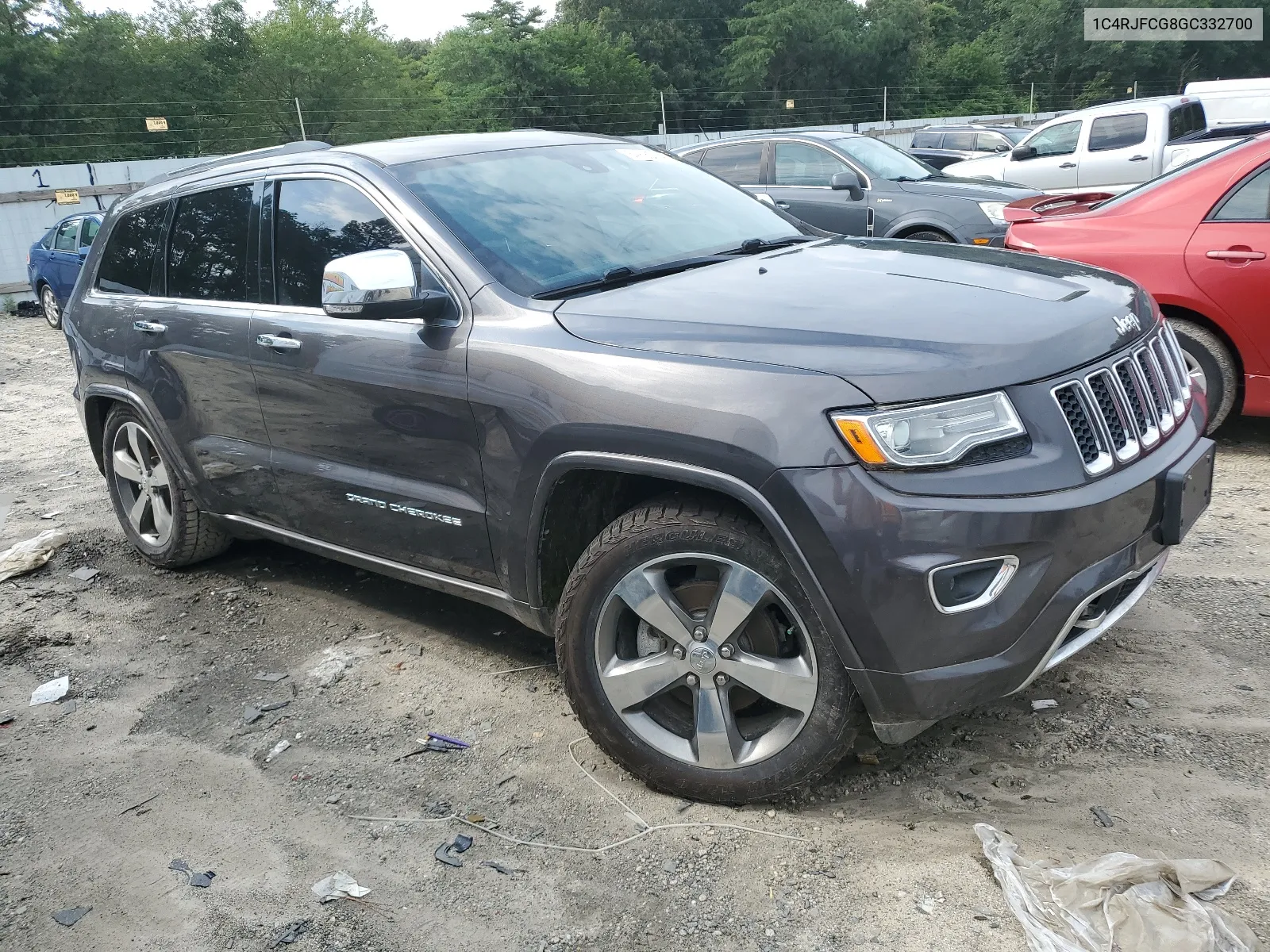 2016 Jeep Grand Cherokee Overland VIN: 1C4RJFCG8GC332700 Lot: 64635084