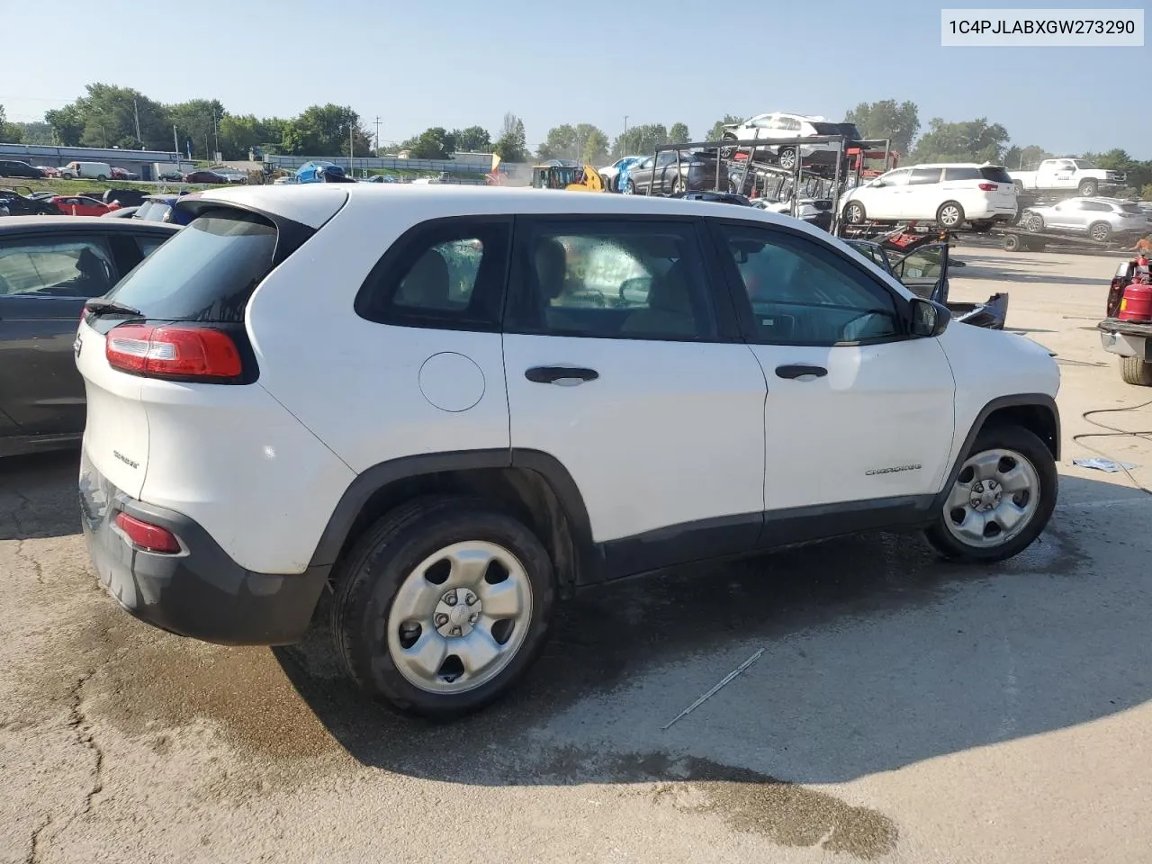 2016 Jeep Cherokee Sport VIN: 1C4PJLABXGW273290 Lot: 64654164