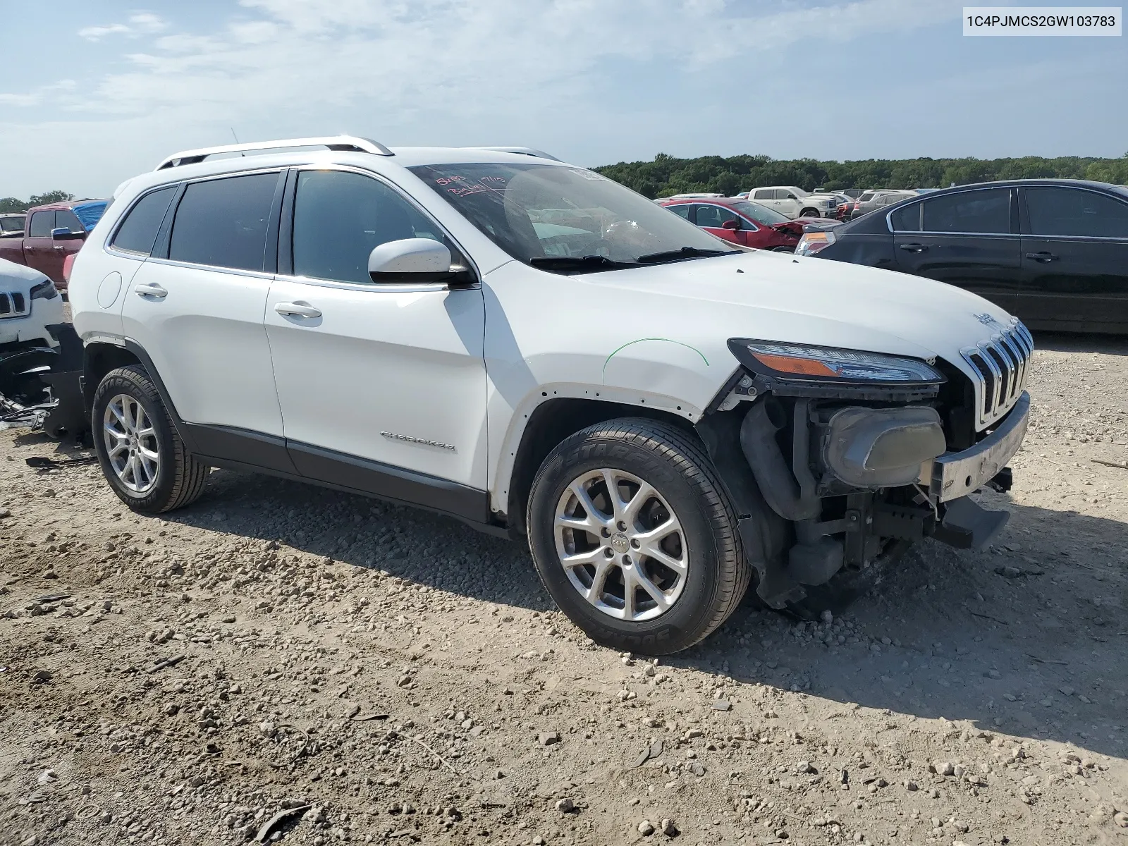 2016 Jeep Cherokee Latitude VIN: 1C4PJMCS2GW103783 Lot: 65023384