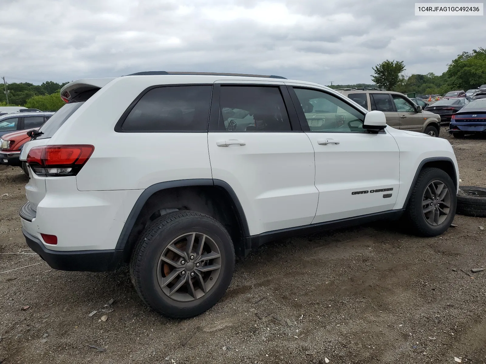 2016 Jeep Grand Cherokee Laredo VIN: 1C4RJFAG1GC492436 Lot: 65026114