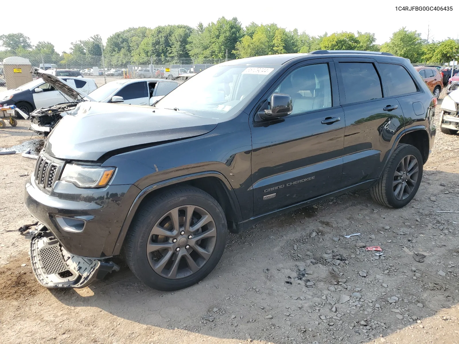 2016 Jeep Grand Cherokee Limited VIN: 1C4RJFBG0GC406435 Lot: 65109044