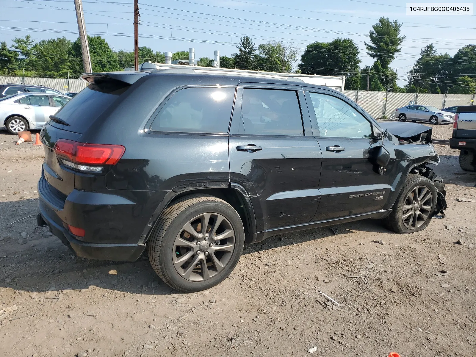 2016 Jeep Grand Cherokee Limited VIN: 1C4RJFBG0GC406435 Lot: 65109044