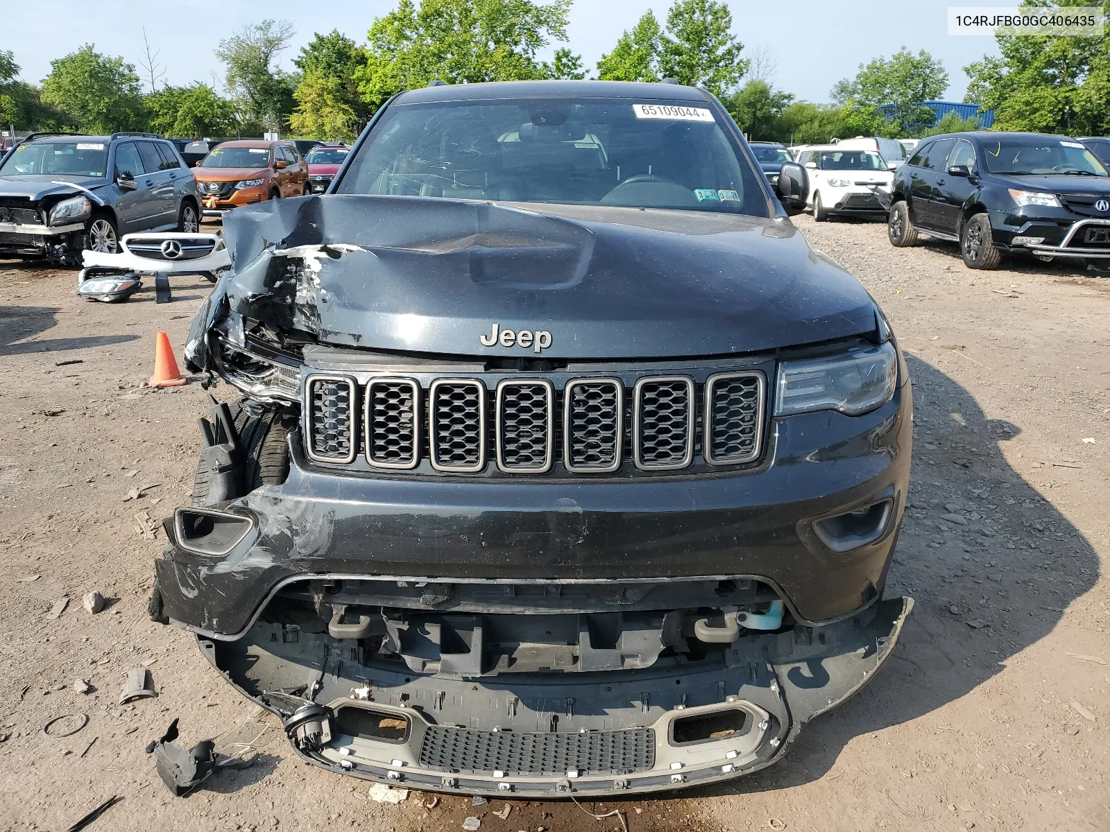 2016 Jeep Grand Cherokee Limited VIN: 1C4RJFBG0GC406435 Lot: 65109044