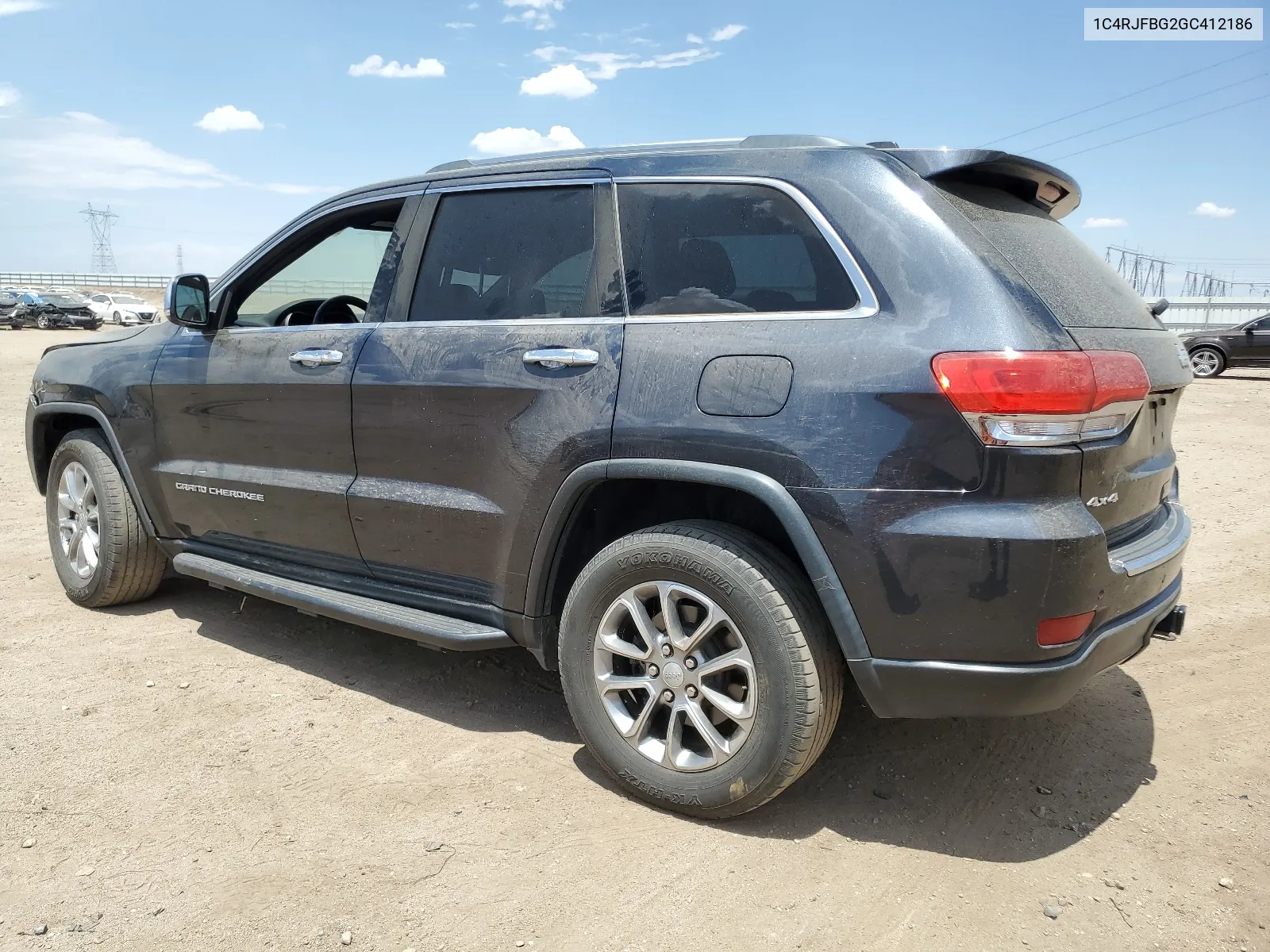 2016 Jeep Grand Cherokee Limited VIN: 1C4RJFBG2GC412186 Lot: 65120344