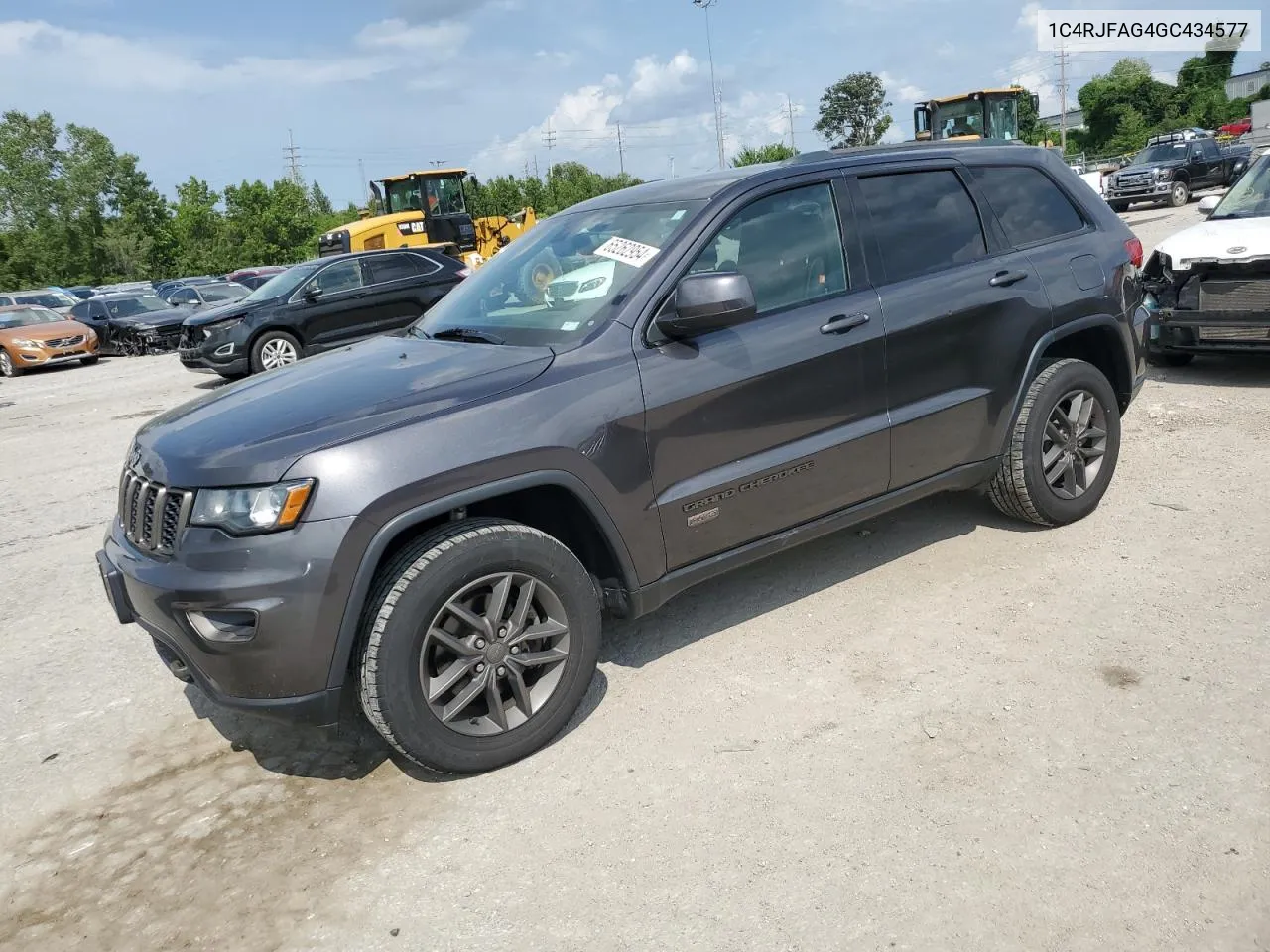 2016 Jeep Grand Cherokee Laredo VIN: 1C4RJFAG4GC434577 Lot: 65262954